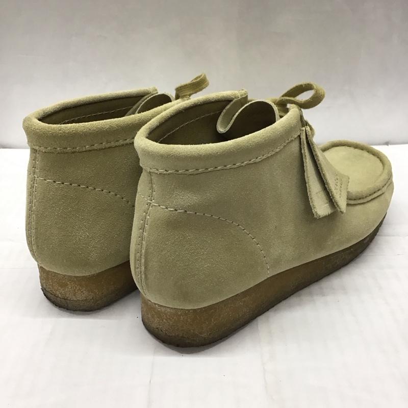 クラークス Clarks ブーツ ショートブーツ 11826 ワラビーブーツ 261555167080 UK8 US9 US:9 無地 ベージュ / ベージュ / メンズ USED 古着 中古 10116245