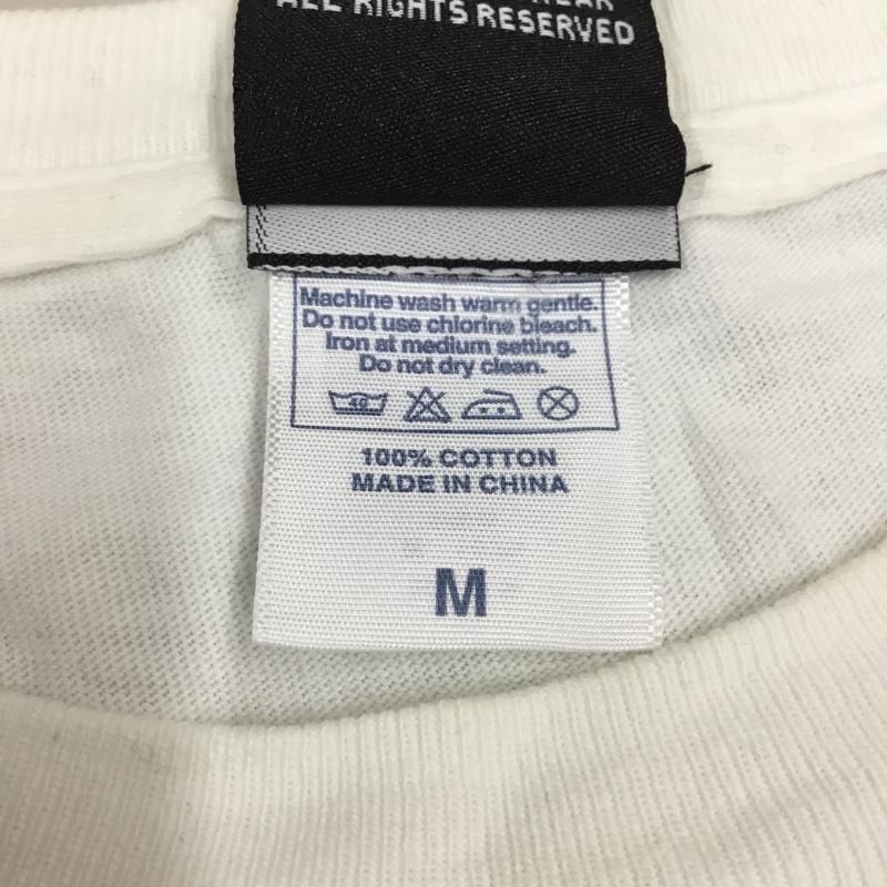 サンタスティック SANTASTIC! Tシャツ 半袖 半袖カットソー プリントTシャツ クルーネックカットソー M プリント 白 / ホワイト / メンズ USED 古着 中古 10122916