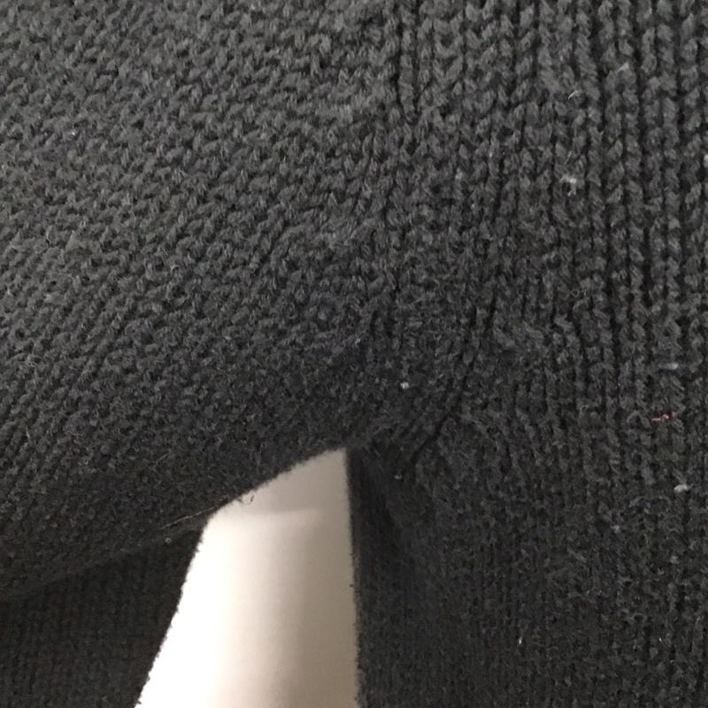 チャップス CHAPS ニット、セーター 長袖 長袖ニットカットソー ニット セーター クルーネックニット M ロゴ、文字 黒 / ブラック / メンズ USED 古着 中古 10124597