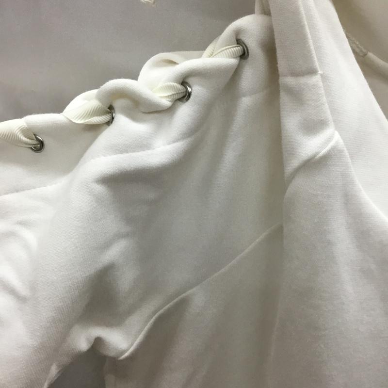 イング INGNI カットソー 半袖 151-180818-00 袖レースアップ リボン M 無地 白 / ホワイト / レディース USED 古着 中古 10118213
