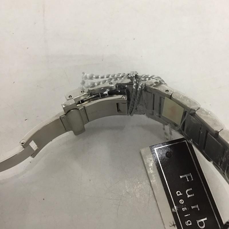 フルボデザイン Furbo design 腕時計 アナログ(クォーツ式) F4006 ロゴ、文字 銀 / シルバー / メンズ USED 古着 中古 10135220