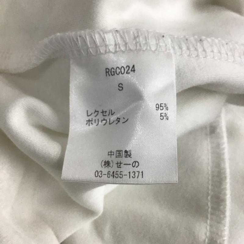 エフアールツー FR2 ワンピース ミニスカート 長袖ミニワンピース ゴルフウェア ジップアップネック スタンドネック S ロゴ、文字 白 / ホワイト / レディース USED 古着 中古 10136104