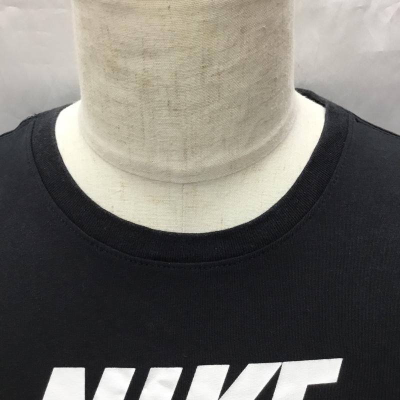 ナイキ NIKE Tシャツ 半袖 821947-013 ドライフィット速乾ティーシャツ 半袖カットソー プリントTシャツ S プリント 黒 / ブラック / メンズ USED 古着 中古 10113873