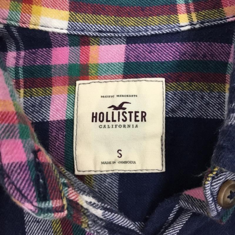 ホリスター Hollister シャツ、ブラウス 長袖 チェック コットン A340100414015 S ワンポイント マルチカラー / マルチカラー / レディース USED 古着 中古 10118737