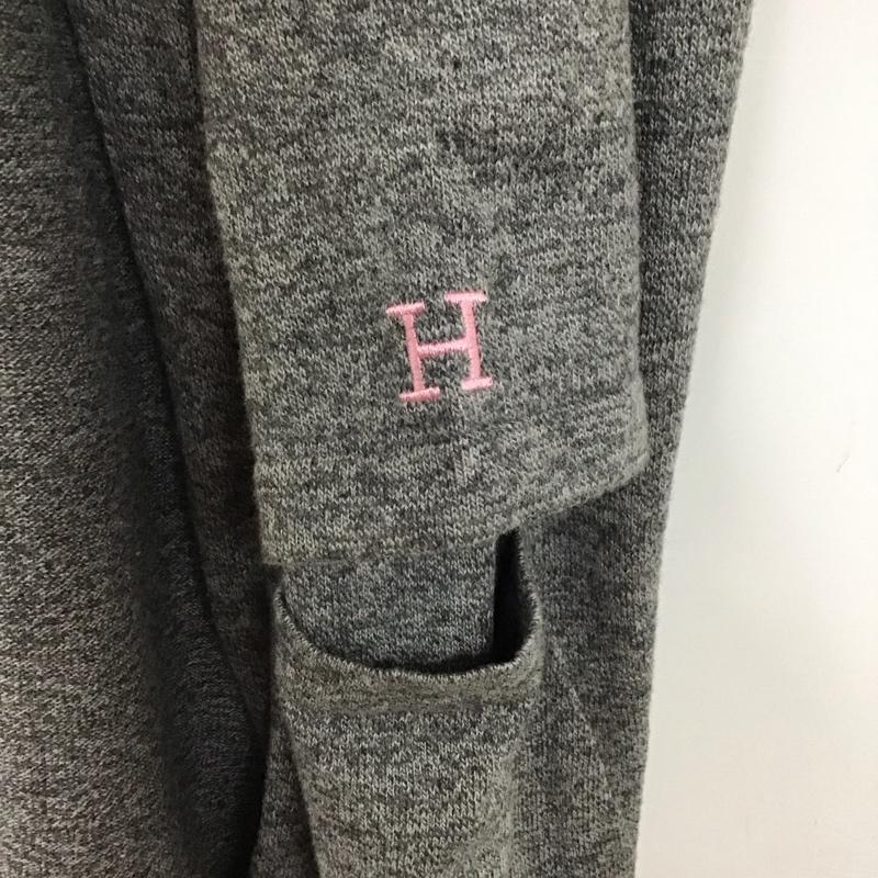 ハリウッドランチマーケット H.R MARKET カーディガン 長袖 長袖ロングカーディガン 前開カーディガン 長袖ニット 無地 灰 / グレー / メンズ USED 古着 中古 10130943