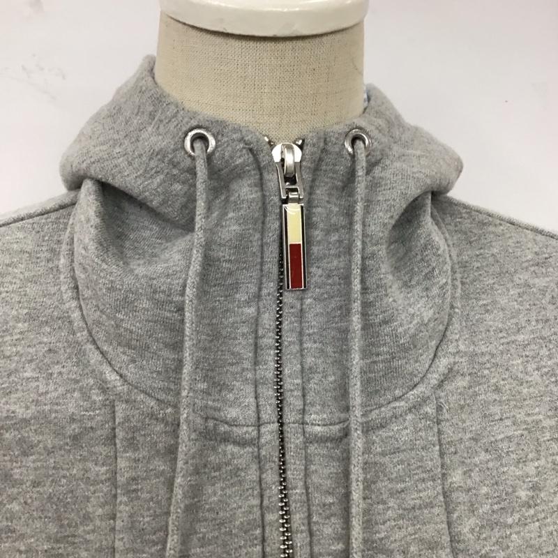 トミーヒルフィガー TOMMY HILFIGER パーカー 長袖 ジップアップパーカー 長袖パーカー フード付きパーカー 0 灰 / グレー / レディース USED 古着 中古 10119437