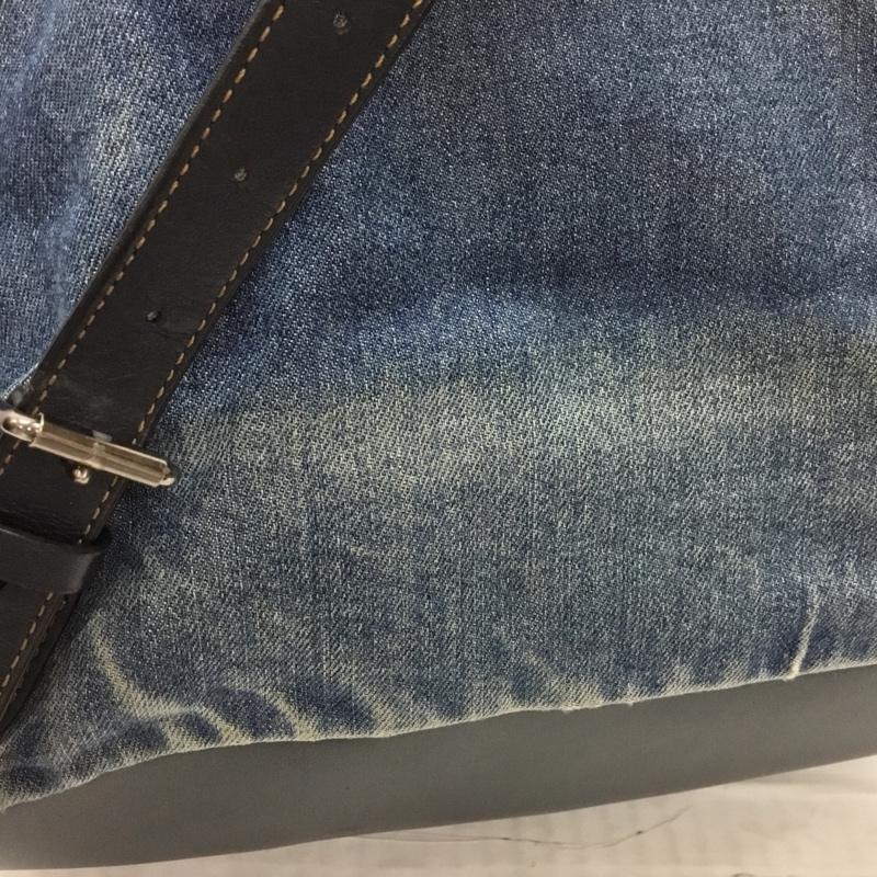 コーチ COACH リュックサック、デイパック リュックサック、デイバッグ F57905 デニム ロゴ、文字 紺 / ネイビー / X 青 / ブルー / レディース USED 古着 中古 10107603
