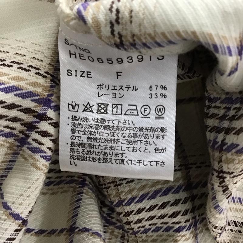 ヘザー Heather シャツ、ブラウス 長袖 HE065939TS チェックシャツジャケット FREE チェック マルチカラー / マルチカラー / レディース USED 古着 中古 10134648