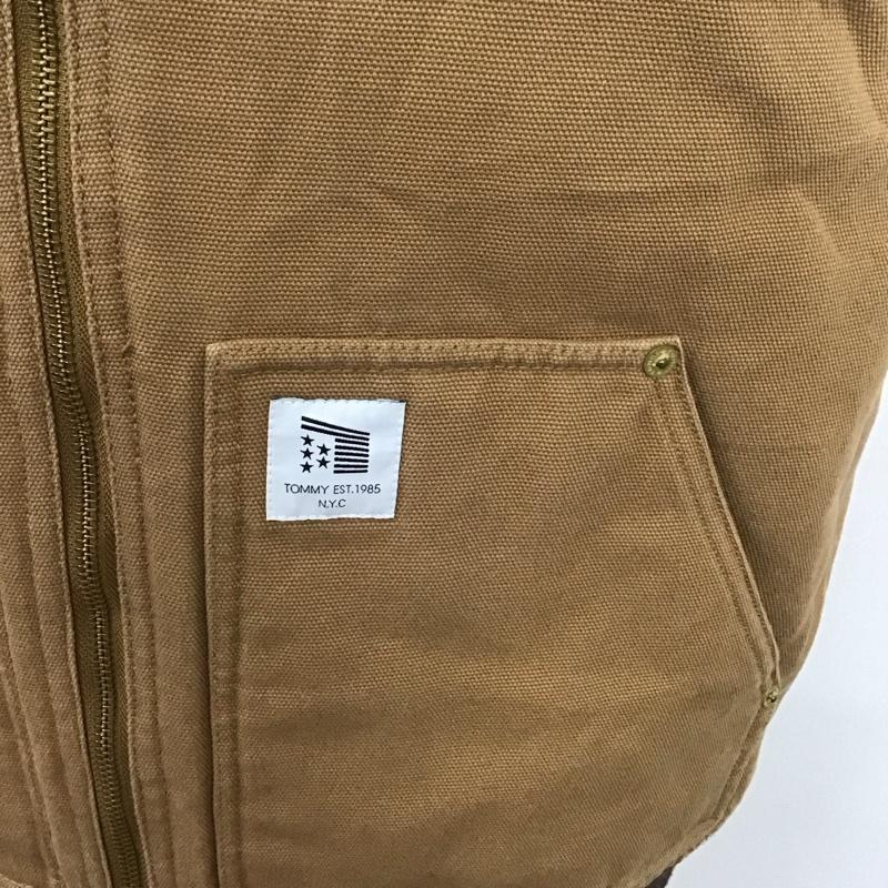 トミー TOMMY ベスト ベスト XL 無地 茶 / ブラウン / メンズ USED 古着 中古 10109141