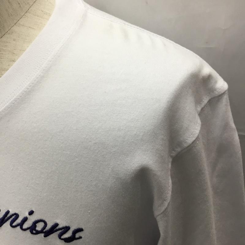 ノートン Norton カットソー 長袖 長袖カットソー クルーネックカットソー ロングスリーブカットソー プリントTシャツ M ロゴ、文字 白 / ホワイト /  メンズ USED 古着 中古 10108770