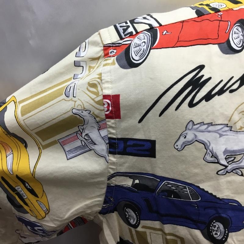 レインスプーナー reyn spooner シャツ、ブラウス 半袖 半袖シャツ カラーシャツ 半袖カットソー プリントシャツ M プリント マルチカラー / マルチカラー /  メンズ USED 古着 中古 10108533