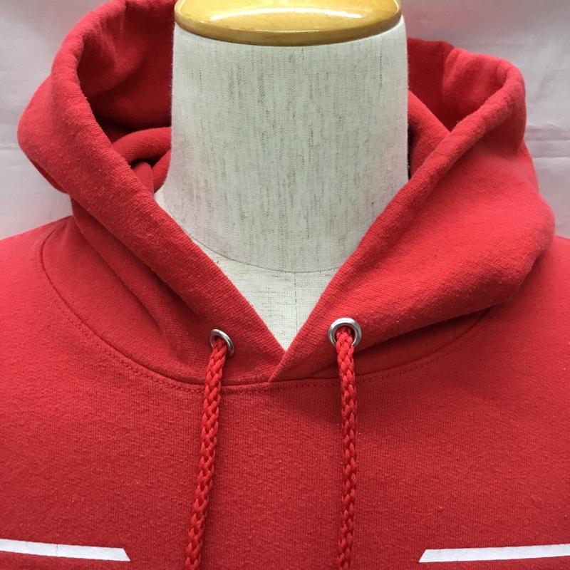 ヘインズ HANES パーカー 長袖 長袖パーカー フード付きパーカー プリントスウェット トレーナー 古着 XXL ロゴ、文字 赤 / レッド /  メンズ USED 古着 中古 10118728