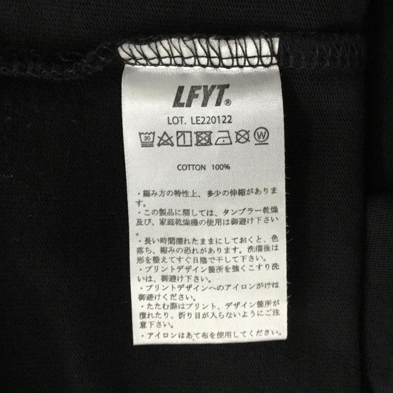 ラファイエット Lafayette Tシャツ 半袖 半袖カットソー プリントTシャツ クルーネックカットソー XL ロゴ、文字 黒 / ブラック /  メンズ USED 古着 中古 10110014