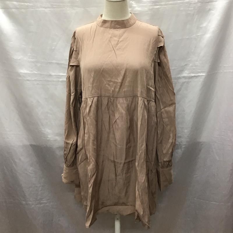 オリーブデオリーブ OLIVE des OLIVE カットソー 長袖 1114101004 チュニック FREE 無地 桃 / ピンク / レディース USED 古着 中古 10123424