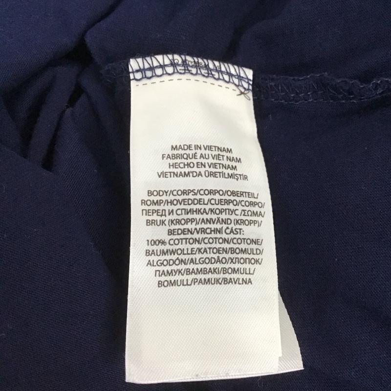 ポロラルフローレン POLO RALPH LAUREN Tシャツ 半袖 半袖カットソー プリントTシャツ クルーネックカットソー M ロゴ、文字 紺 / ネイビー / メンズ USED 古着 中古 10148232