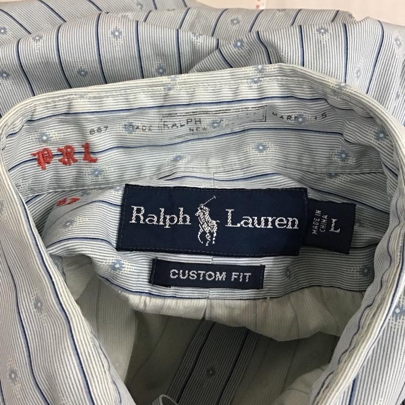 ラルフローレン RALPHLAUREN シャツ、ブラウス 長袖 長袖シャツ カラーシャツ ポケットシャツ 長袖カットソー 総柄シャツ L 総柄 マルチカラー / マルチカラー /  メンズ USED 古着 中古 10112797