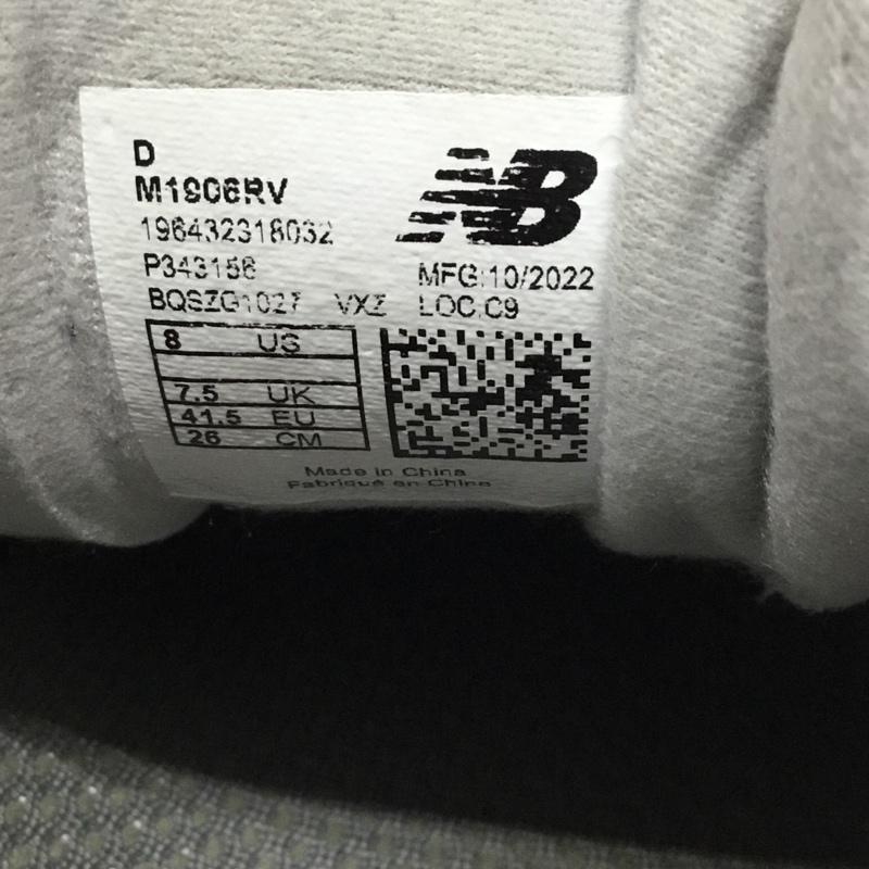 ニューバランス New Balance スニーカー スニーカー M1906RV 26cm 26.0cm ロゴ、文字 灰 / グレー / X 白 / ホワイト / メンズ USED 古着 中古 10115562