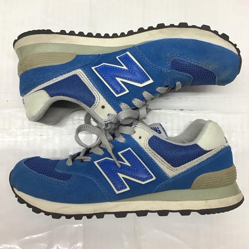 ニューバランス New Balance スニーカー スニーカー ML574VTR 24.5cm 24.5cm ロゴ、文字 青 / ブルー / レディース USED 古着 中古 10116062