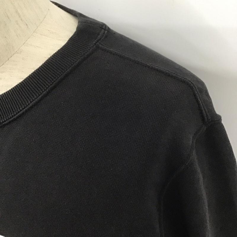 チャンピオン Champion トレーナー 長袖 C8-P020 スウェット L ロゴ、文字 黒 / ブラック / メンズ USED 古着 中古 10107824