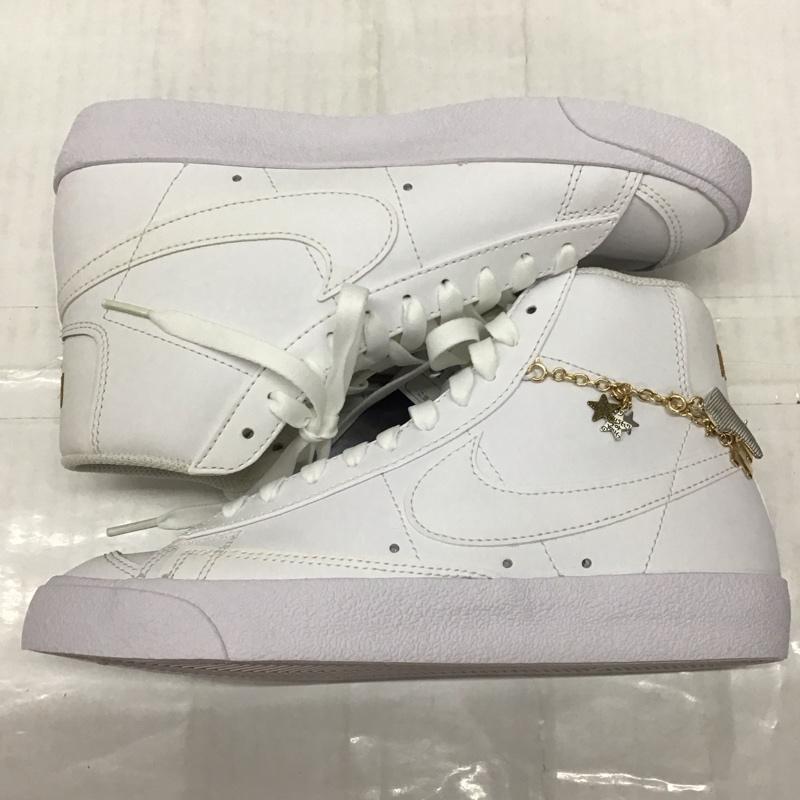 ナイキ NIKE スニーカー スニーカー DM0850 100 WMNS BLAZER MID 77 LX 24.5cm 箱有 24.5cm ロゴ、文字 白 / ホワイト / レディース USED 古着 中古 10119355