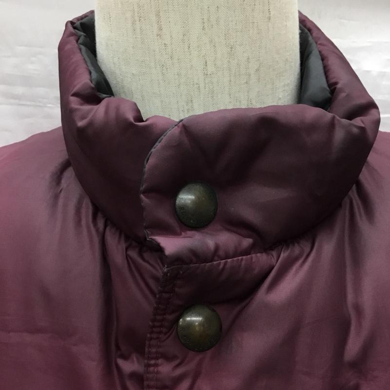 ポロバイラルフローレン Polo by RALPH LAUREN ベスト ベスト ダウンベスト フェザー リバーシブル L ワンポイント 黒 / ブラック / X 紫 / パープル / メンズ USED 古着 中古 10118944