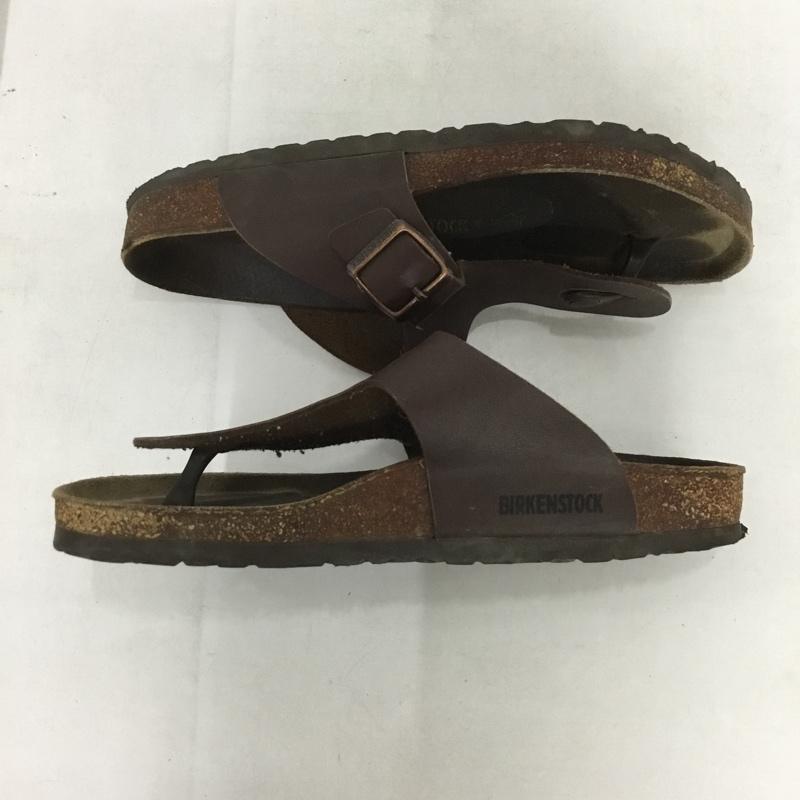 ビルケンシュトック BIRKENSTOCK サンダル サンダル Ramses トングサンダル 40 箱有 無地 茶 / ブラウン / メンズ USED 古着 中古 10137847