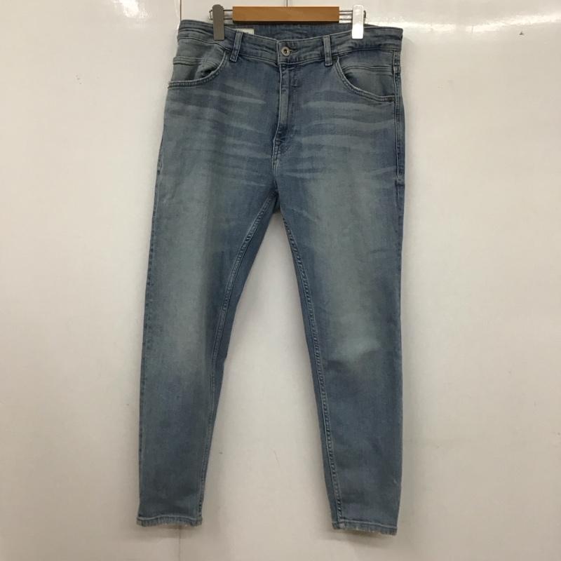 ザラ ZARA パンツ デニム、ジーンズ デニムパンツ スリムパンツ カジュアルパンツ ストレッチパンツ 44 無地 インディゴ / インディゴ /  メンズ USED 古着 中古 10127745
