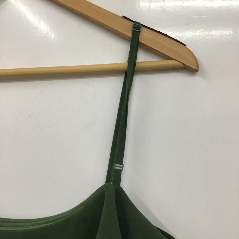 ザラベーシック ZARA BASIC ワンピース ミニスカート M 無地 緑 / グリーン /  レディース USED 古着 中古 10131909