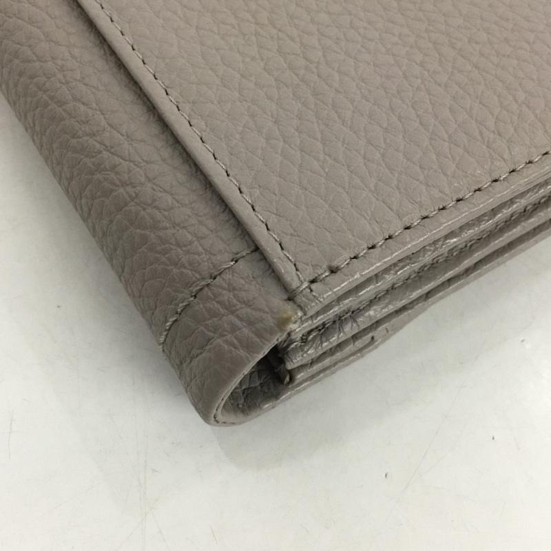ジルスチュアート JILLSTUART 財布 二つ折り ルナティ 無地 灰 / グレー / レディース USED 古着 中古 10149444