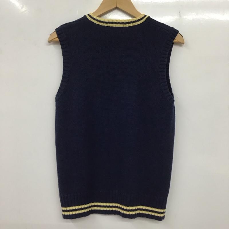 ポロバイラルフローレン Polo by RALPH LAUREN ベスト ベスト M 無地 紺 / ネイビー / レディース USED 古着 中古 10136926