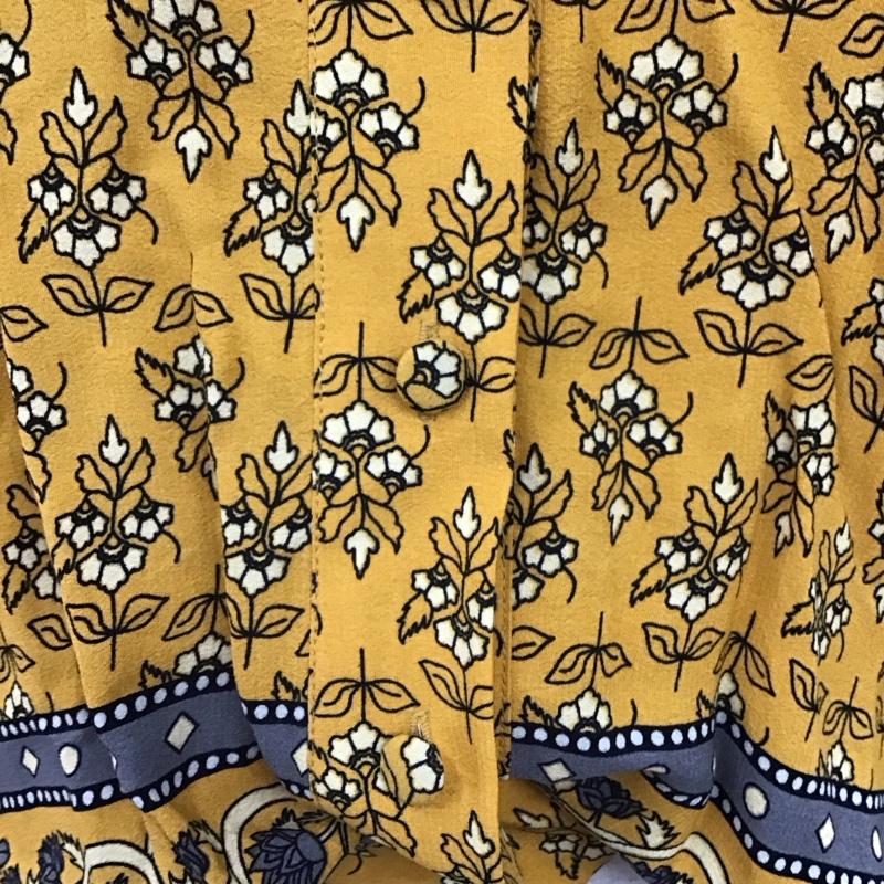 スライ SLY シャツ、ブラウス 半袖 0309sb30-0650 TEA TREE FLOWER TOPS FREE 黄 / イエロー / レディース USED 古着 中古 10119941