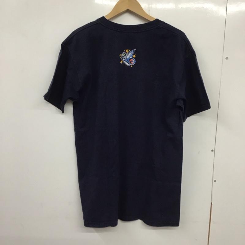 ディズニー Disney Tシャツ 半袖 半袖カットソー プリントTシャツ クルーネックカットソー S プリント 紺 / ネイビー / メンズ USED 古着 中古 10136724