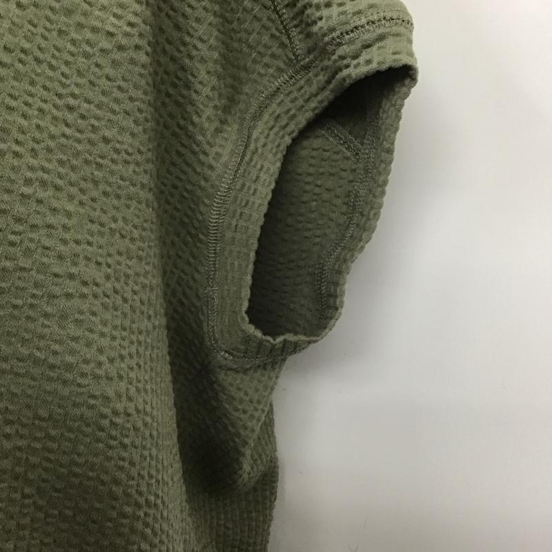 ニコアンド niko and... ベスト ベスト S214TC05AD チュニック FREE 無地 カーキ / カーキ / レディース USED 古着 中古 10108157