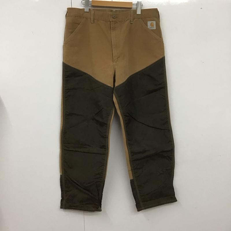 カーハート Carhartt パンツ ワークパンツ、ペインターパンツ ワークパンツ ワイドパンツ カジュアルパンツ 38インチ 無地 茶 / ブラウン /  メンズ USED 古着 中古 10126518