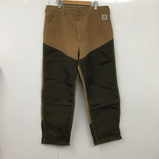 カーハート Carhartt パンツ ワークパンツ、ペインターパンツ ワークパンツ ワイドパンツ カジュアルパンツ 38インチ 無地 茶 / ブラウン /  メンズ USED 古着 中古 10126518