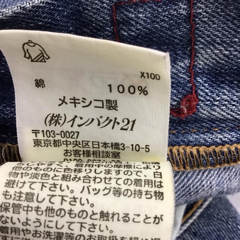ポロラルフローレン POLO RALPH LAUREN パンツ デニム、ジーンズ デニムパンツ ワイドパンツ カジュアルパンツ 30インチ 無地 インディゴ / インディゴ /  メンズ USED 古着 中古 10125106