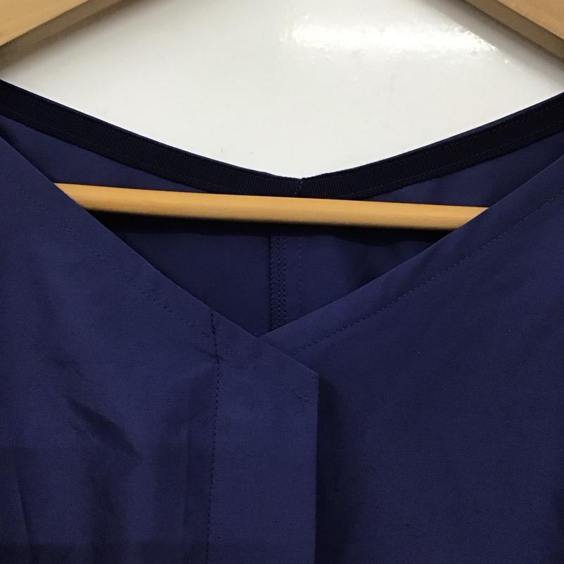 マッキントッシュフィロソフィー MACKINTOSH PHILOSOPH カットソー 半袖 H5M53-146-25 フレンチスリーブ Vネック 38 無地 青 / ブルー / レディース USED 古着 中古 10131276