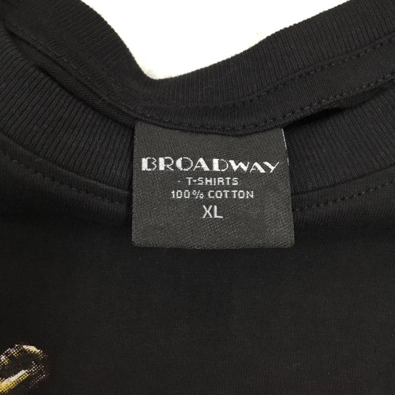 古着 USED Tシャツ 半袖 半袖カットソー プリントTシャツ クルーネックカットソー バンドTシャツ XL プリント 黒 / ブラック / メンズ USED 古着 中古 10106910