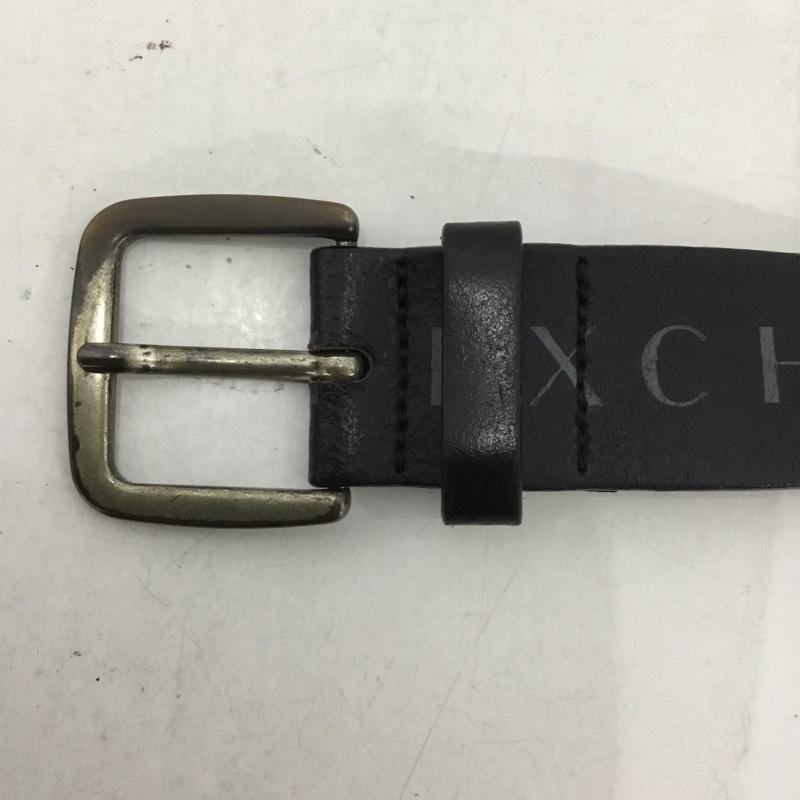 アルマーニエクスチェンジ ARMANI EXCHANGE ベルト・バックル ベルト レザー 28 ロゴ、文字 黒 / ブラック / メンズ USED 古着 中古 10138017