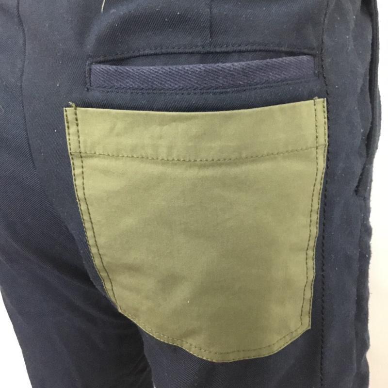 サカイ Sacai パンツ ショートパンツ 19-01878M RAYONBELTEDSHORTS ハーフパンツ ショートパンツ 1 無地 紺 / ネイビー /  メンズ USED 古着 中古 10120951