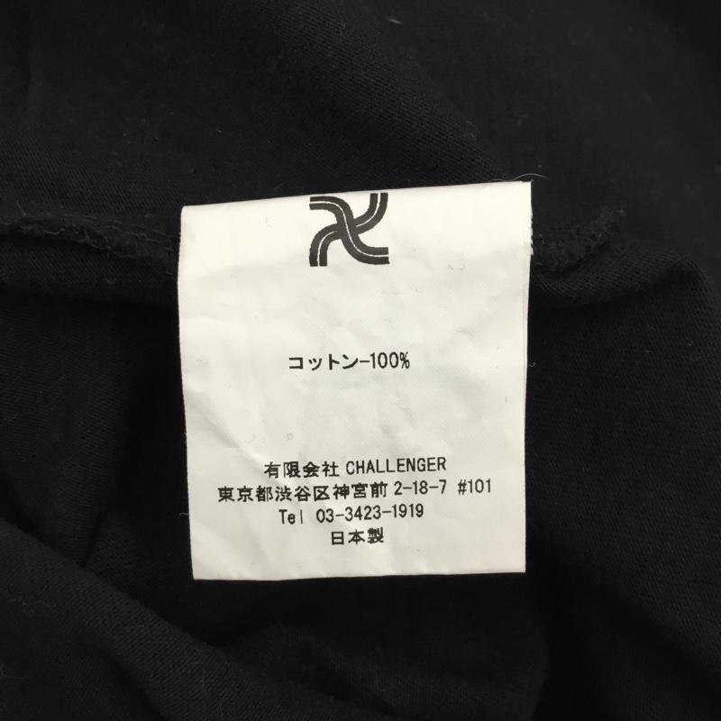 チャレンジャー CHALLENGER Tシャツ 半袖 半袖カットソー プリントTシャツ クルーネックカットソー L プリント 黒 / ブラック / メンズ USED 古着 中古 10111941