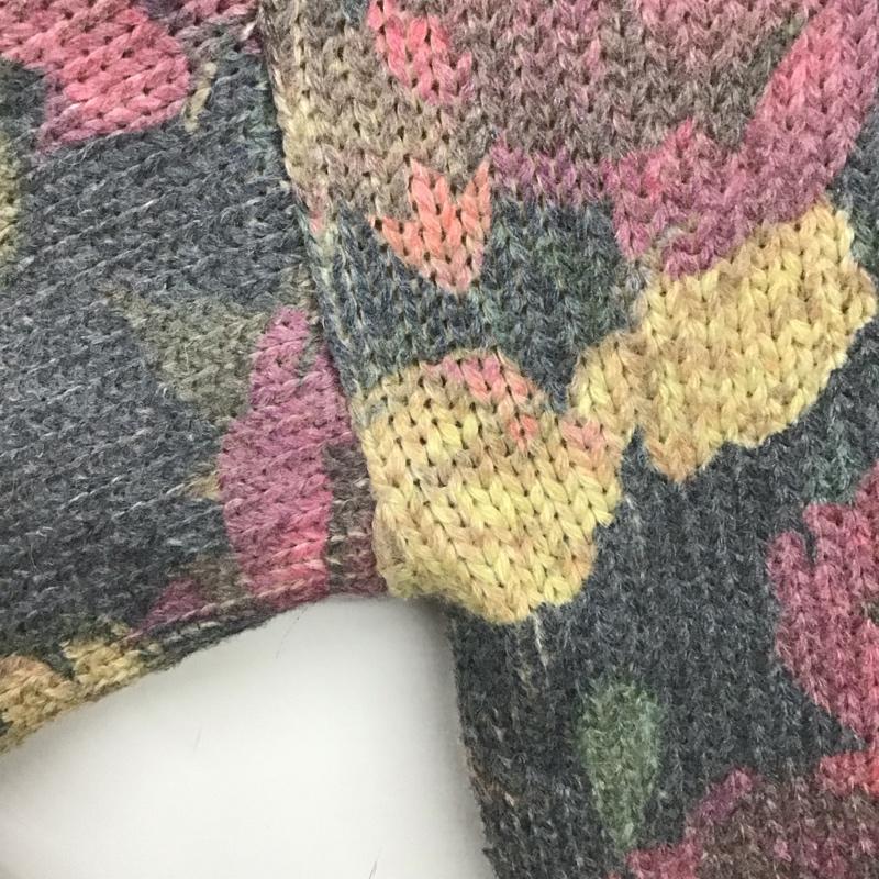 ザラ ZARA カーディガン 長袖 M マルチカラー / マルチカラー / レディース USED 古着 中古 10133456