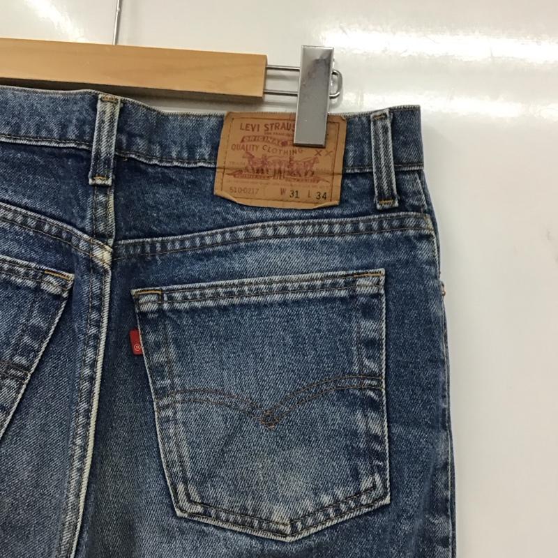 リーバイストラウスアンドコー Levi Strauss & co. パンツ デニム、ジーンズ デニムパンツ ワイドパンツ カジュアルパンツ 90s usa製 510 31インチ 無地 インディゴ / インディゴ / メンズ USED 古着 中古 10130986