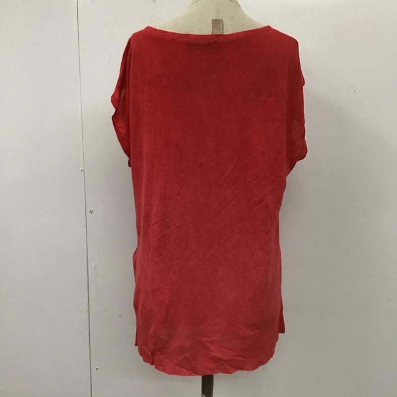 ディーゼル DIESEL Tシャツ 半袖 クルーネック XS 赤 / レッド / レディース USED 古着 中古 10112341