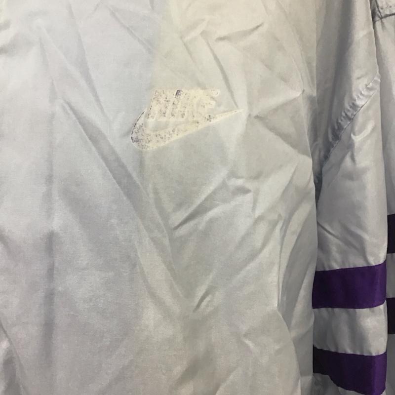 ナイキ NIKE ジャケット、上着 ジャンパー、ブルゾン 80S 紺タグ ジップアップジャケット スポーツウェア 古着 XL ロゴ、文字 水色 / ライトブルー / メンズ USED 古着 中古 10110343