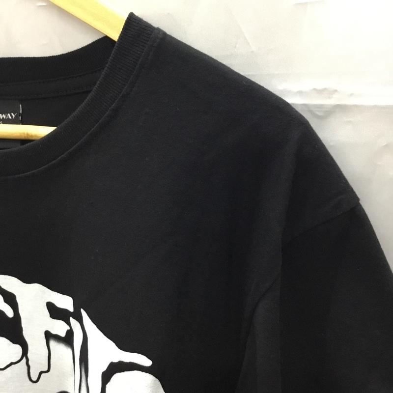 古着 USED Tシャツ 半袖 半袖カットソー プリントTシャツ クルーネックカットソー バンドTシャツ L プリント 黒 / ブラック / メンズ USED 古着 中古 10108357