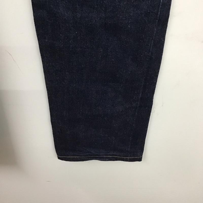 フェローズ Pherrow s パンツ デニム、ジーンズ デニムパンツ ストレートパンツ スリムパンツ カジュアルパンツ 33インチ 無地 インディゴ / インディゴ /  メンズ USED 古着 中古 10122145