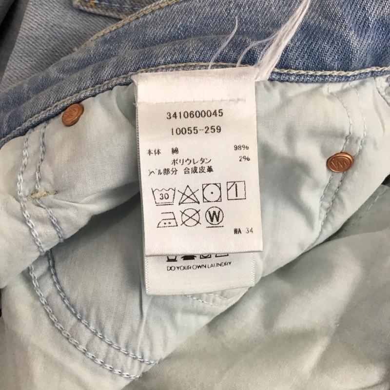 マザー mother パンツ デニム、ジーンズ デニムパンツ スリムパンツ ストレッチパンツ ジーンズ 無地 インディゴ / インディゴ / レディース USED 古着 中古 10114905