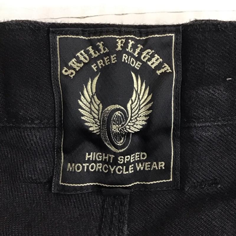 スカルフライト SKULLFLIGHT パンツ デニム、ジーンズ スキニーパンツ 29 無地 黒 / ブラック /  メンズ USED 古着 中古 10121320