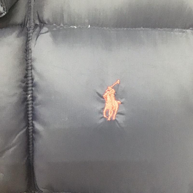 ポロバイラルフローレン Polo by RALPH LAUREN ベスト ベスト ベスト ノースリーブカットソー 前ボタン ダウンベスト S ロゴ、文字 紺 / ネイビー / メンズ USED 古着 中古 10135480